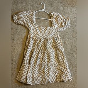 NWT Rylee + Cru Women’s Checkered Dress Size: L